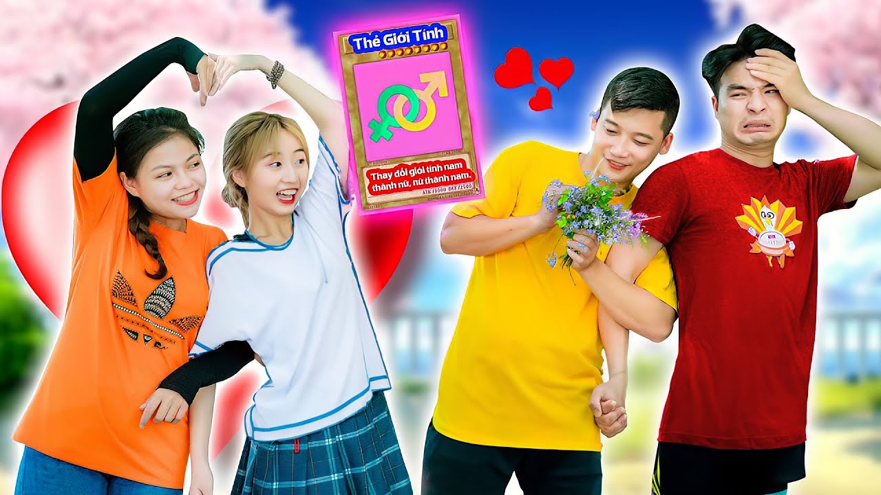 💕 Nhi Nhi vs Hạt Tiêu 💕 Dùng |Thẻ Bài Hoán Đổi Giới Tính | Biến Trung Chuối Thành Con Gái Và Cái Kết
