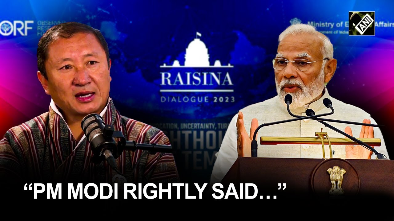 “PM Modi rightly said…” Bhutan’s FM on mindful consumption of resources at Raisina ‘Ideas Pod’