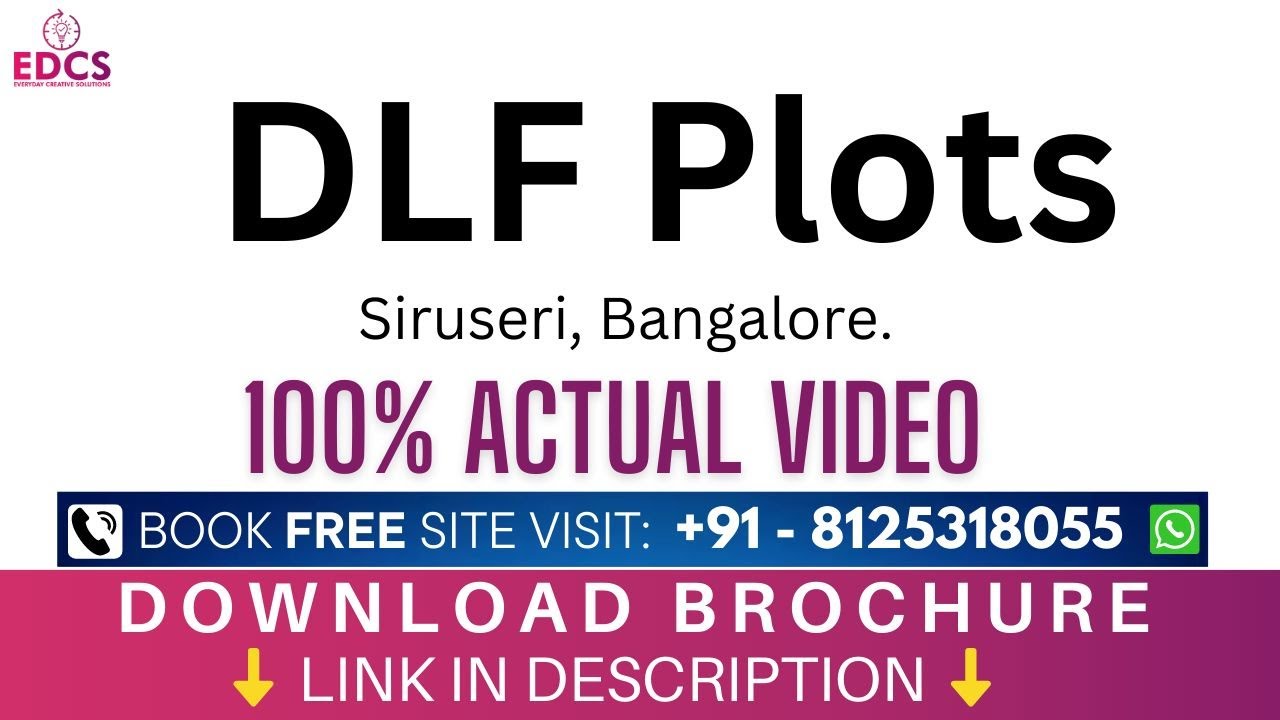DLF Plots New Launch| DLF Plots Siruseri In  Chennai | DLF Plots Master Plan|  DLF Plots Location