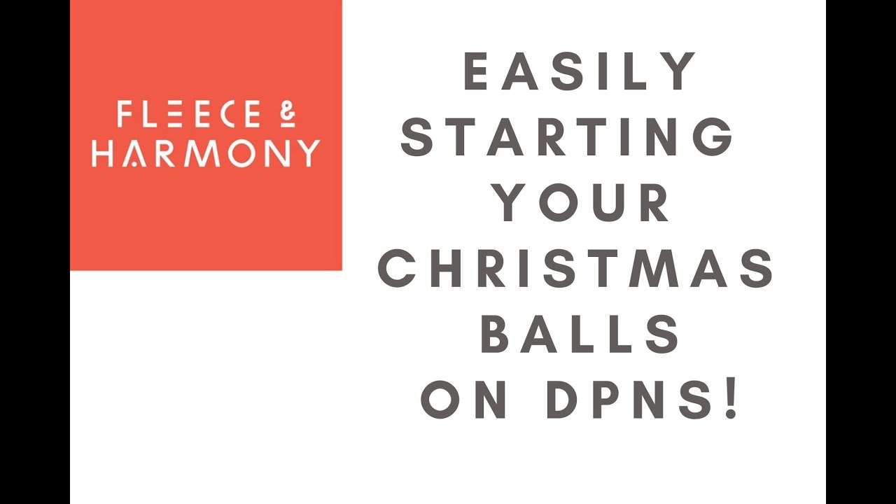 Starting Your Knitted Christmas Balls on DPNs