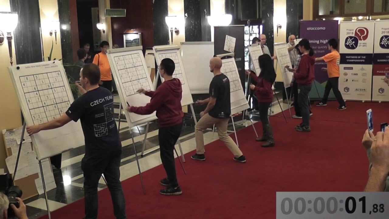 WSC & WPC 2018 - Sudoku world record