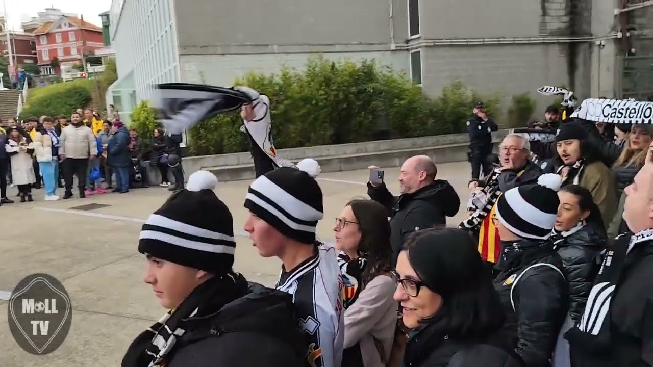 La afición albinegra en el DPTVO. CORUÑA 1-3 C.D. CASTELLÓN