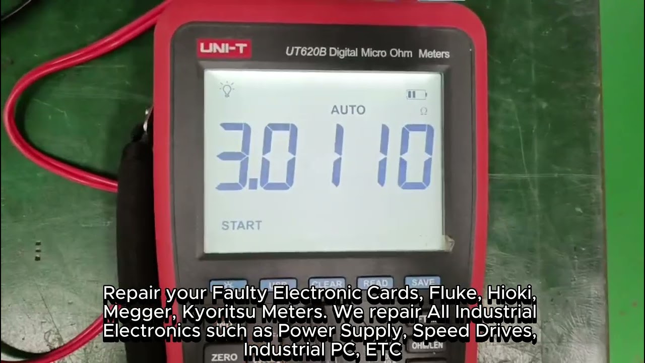 Expert Uni-T UT620B Digital Micro Ohm Meter Repair & Calibration Dynamics Circuit (S) Pte. Ltd.