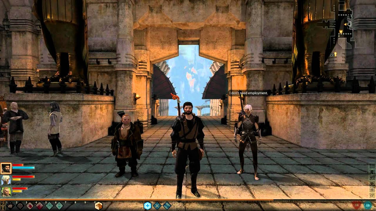 Dragon Age 2: Бантер для вечеринок: Фенрис и Варрик [полностью]