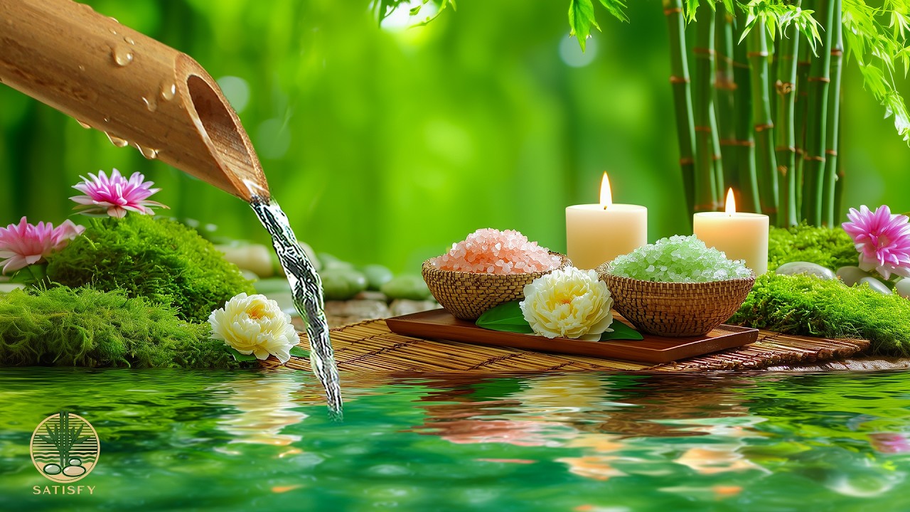 Relaxing Piano Music for Stress Relief + Water Sounds 🌿 Calming Sleep Music, Insomnia Relief, Relax