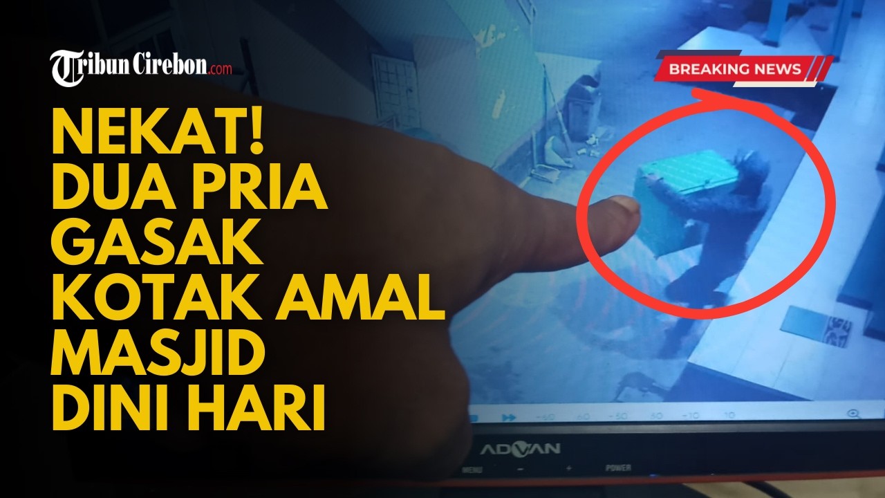 Kotak Amal Masjid di Purwakarta Digondol Maling, Aksinya Terekam CCTV