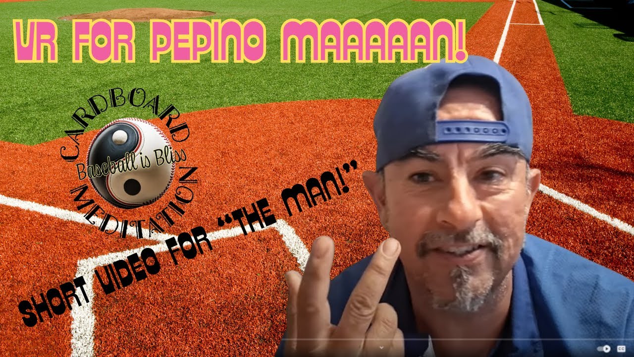 Join me for a short VR for a YouTube OG...Pepino Man!