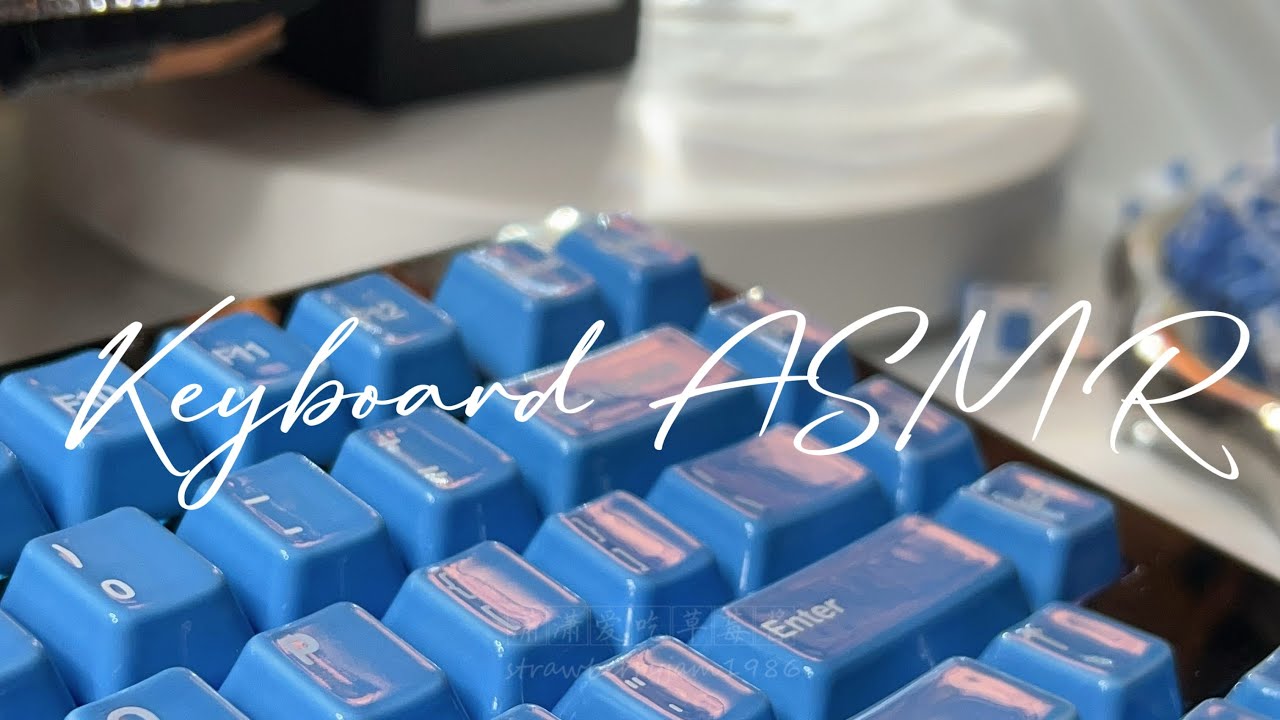 ASMR Angrey Miao Cyberboard terminal Thock Creamy Keyboard Ceramic keycaps tapping Sound Test
