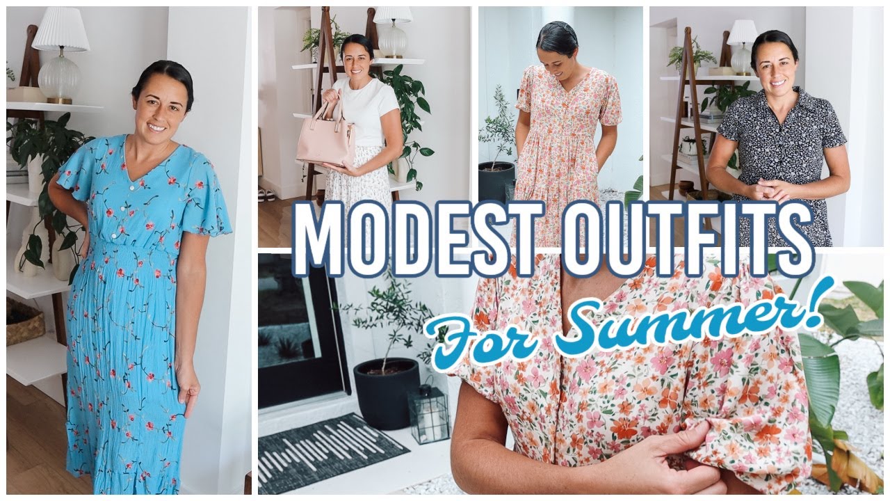 CLOTHING HAUL AND TRY-ON | Mennonite Mom modest outfit ideas