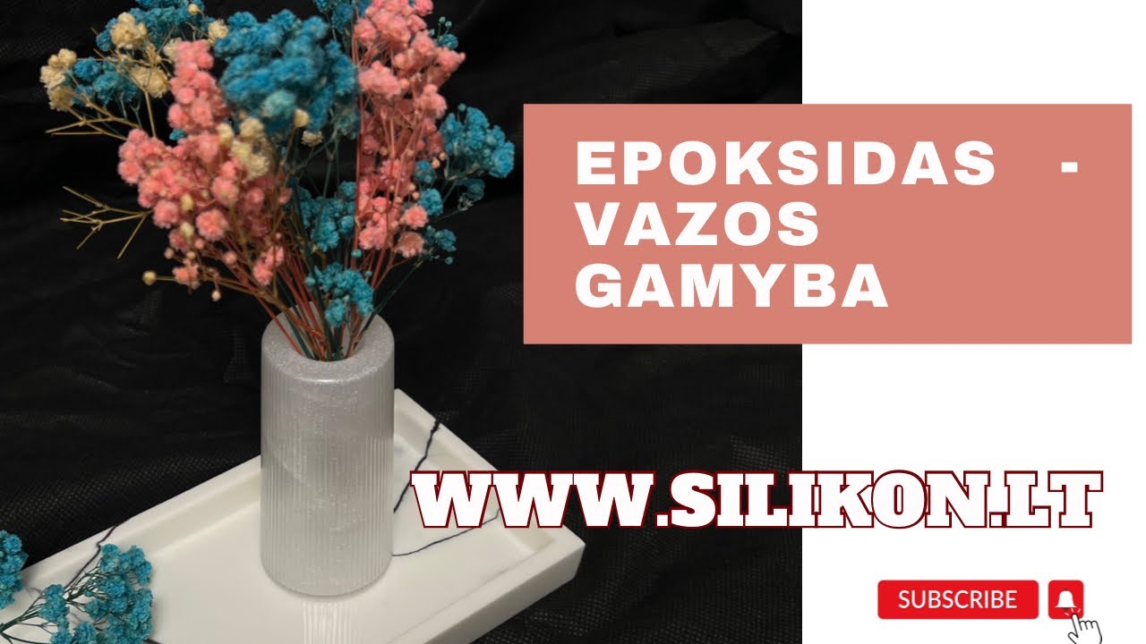 Epoksidinė derva - vazos gamyba / Epoxy Resin Vase