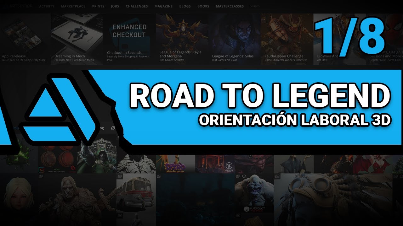 Como crear tu porfolio | Orientación laboral 3D Artist | Serie KILLER PORTFOLIO  1/8