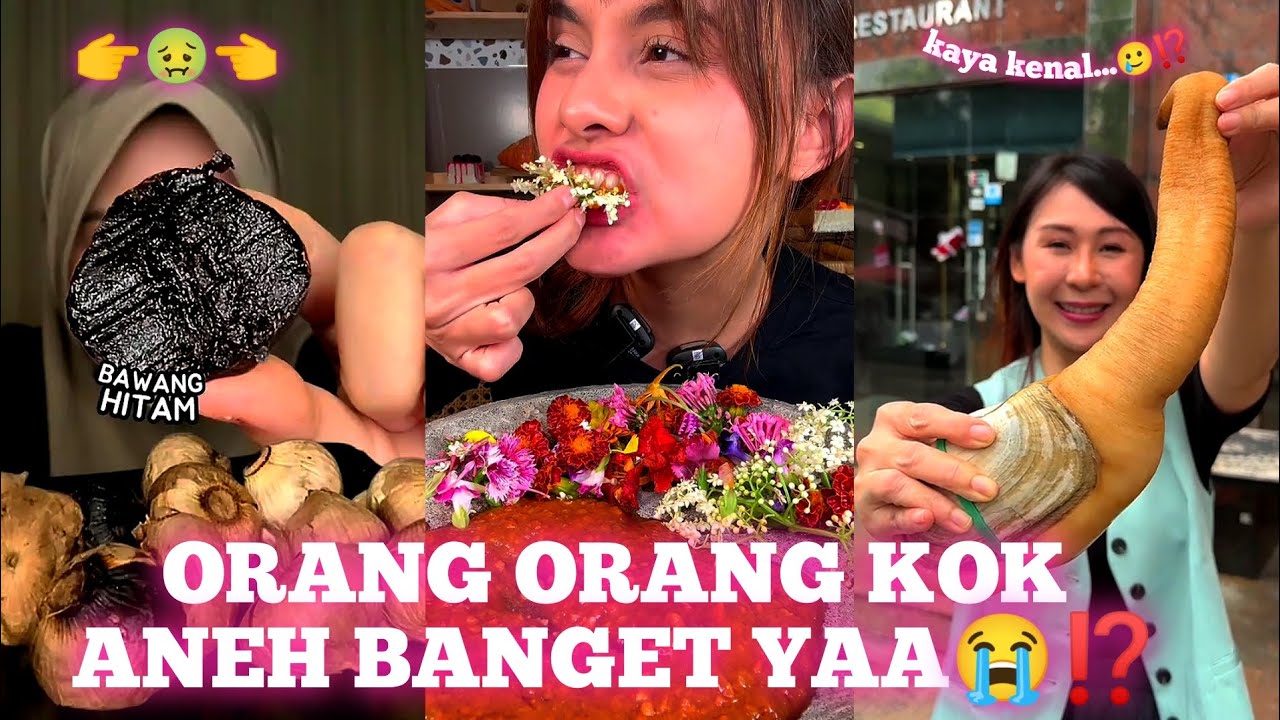 KOMPILASI MUKBANG MAKANAN TERR ANEH TAPI BIKIN NAGIH ⁉️😩😩⁉️