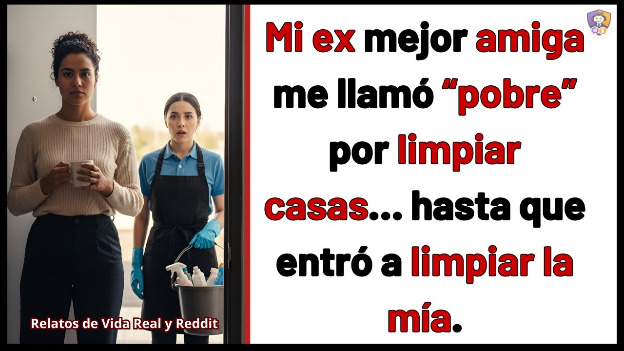 Mi ex mejor amiga me llamó “pobre” por limpiar casas… hasta que entró a limpiar la mía.