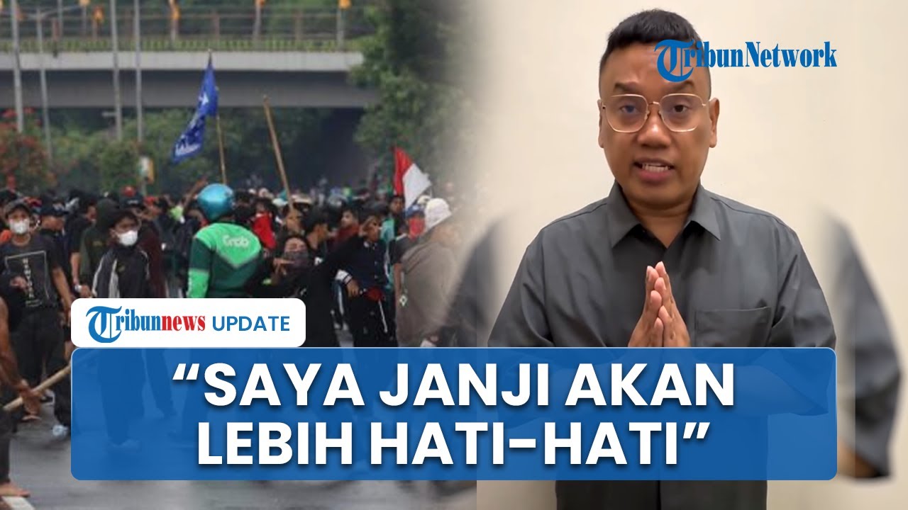Susul Eko Patrio, Anggota DPR Uya Kuya Minta Maaf ke Rakyat Indonesia: Saya Janji Lebih Hati-hati