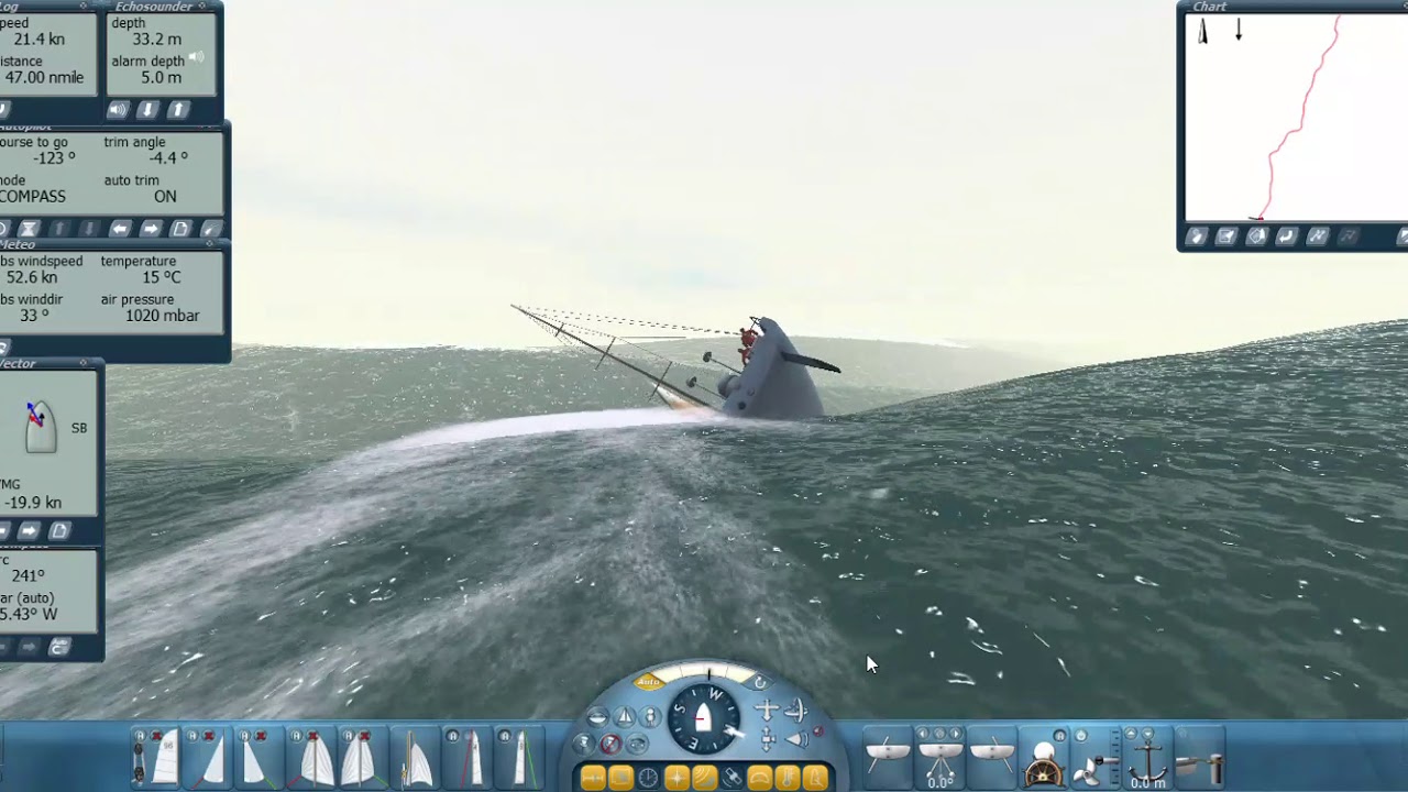 Sail Simulator 5 - Storm 12 bft