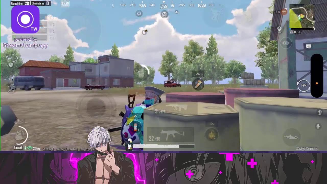 Broadcast powered by StreamChamp