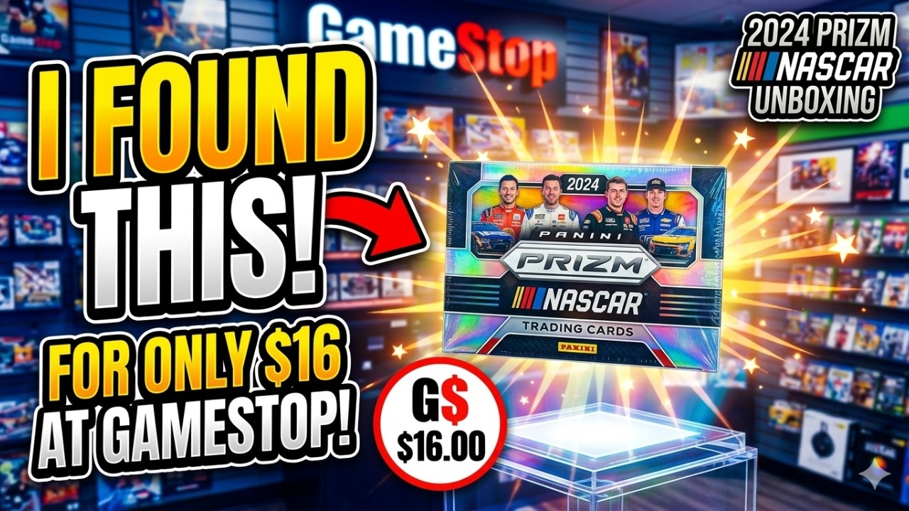 Открытие коллекционной коробки Panini Prizm NASCAR Blaster Box 2024 | 2 пронумерованных хита!