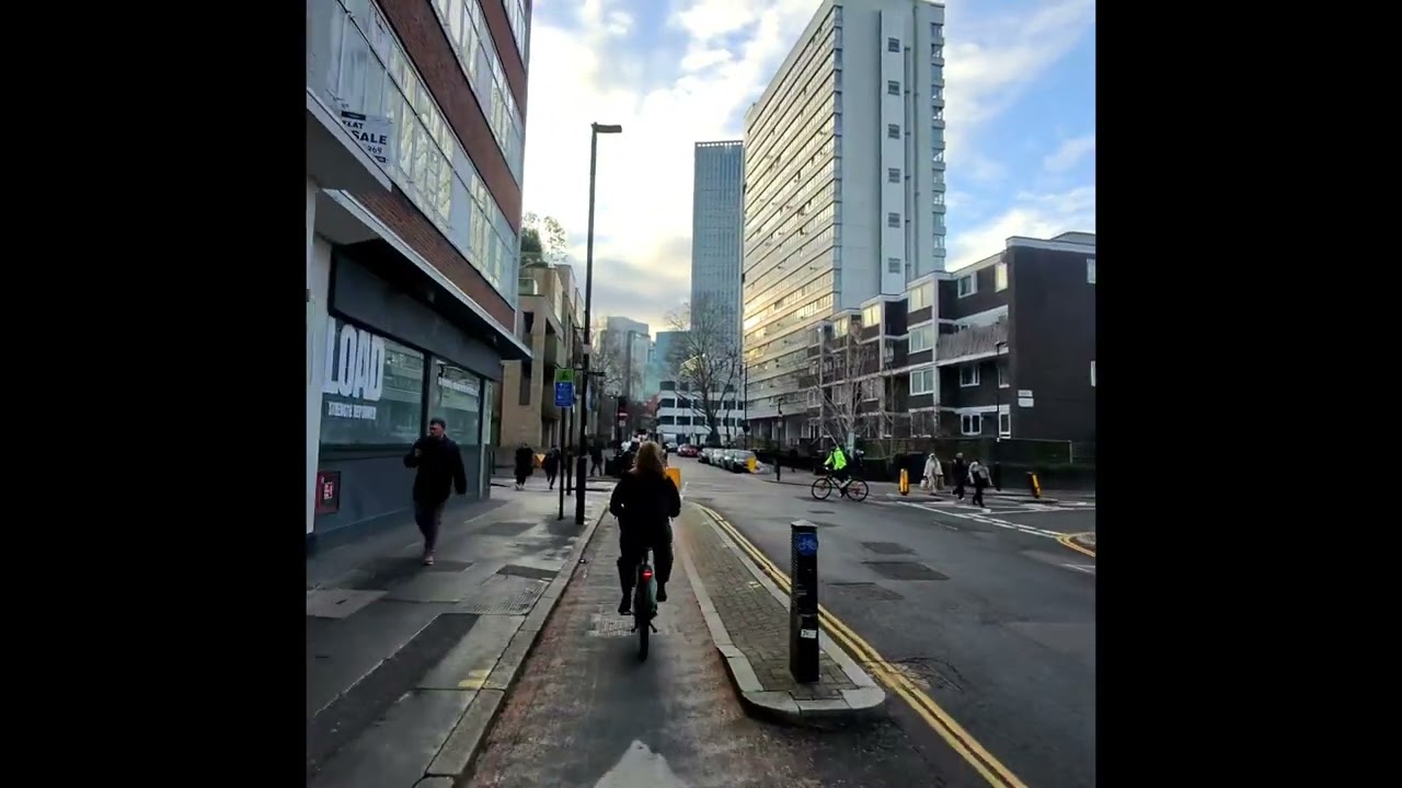 런던 자전거 출근길 🚲 Cycling to work POV