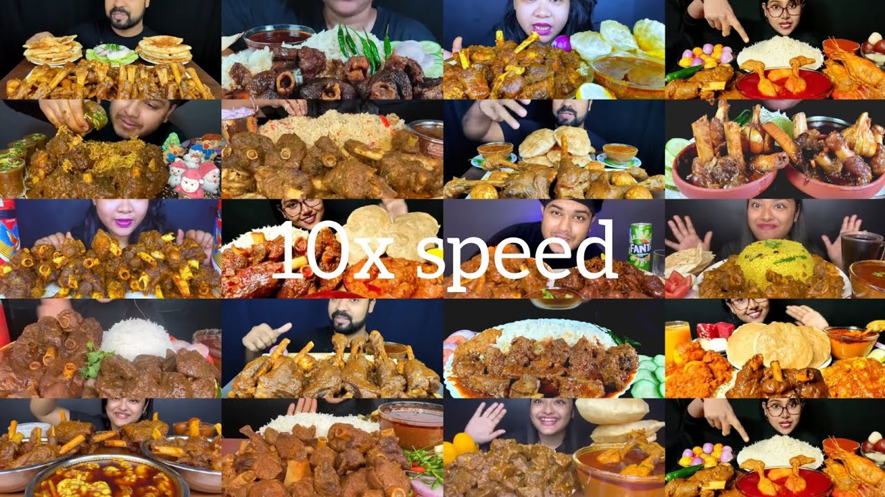 ASMR EATING II MUKBANG EATING SPICY MUTTON CURRY WITH RICE😋🤤🍖🍚🥩