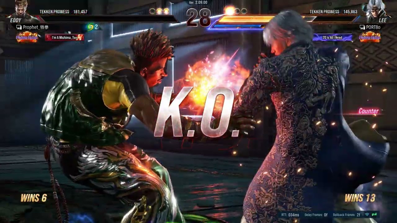 Tekken 8: Defeating a 13 Winstreak Lee Chaolan Smurf