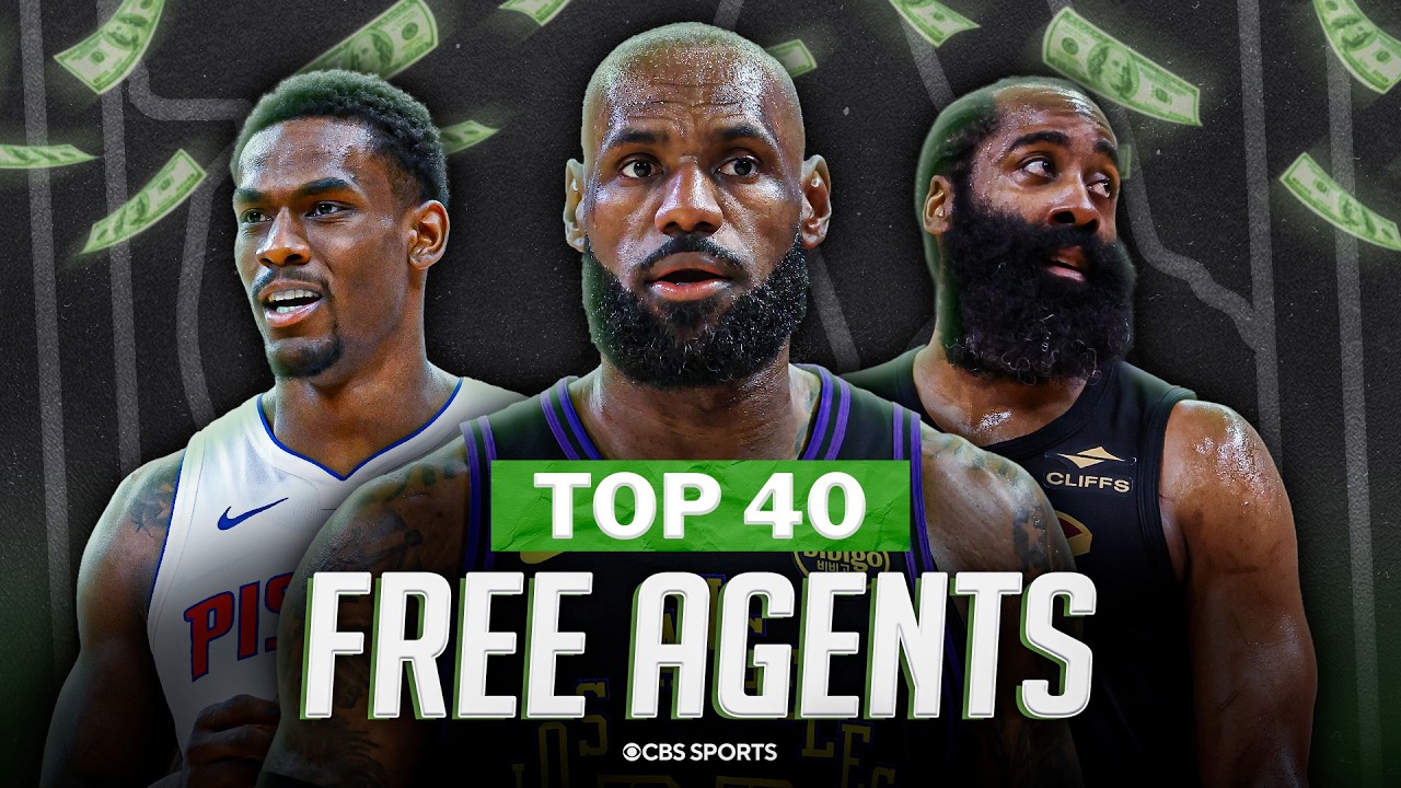 Ranking the Top 40 NBA Free Agents | What's next for LeBron, Harden, Duren, & More 🤔