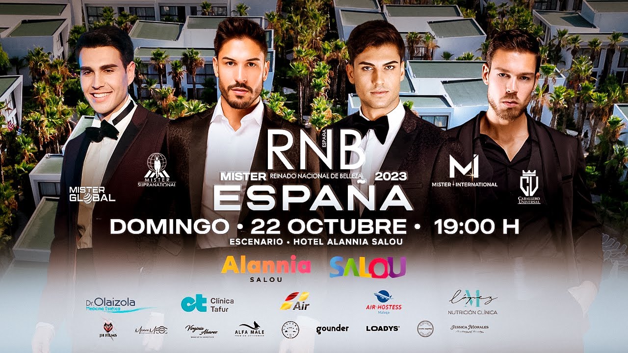 EN DIRECTO | LIVE STREAMING | Gala Final Mister RNB España 2023 desde Alannia SALOU