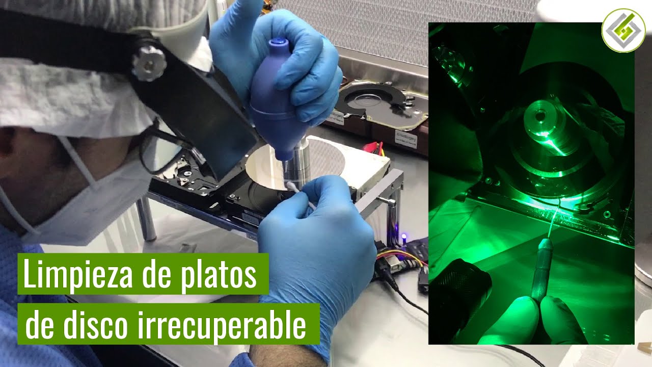 Limpieza de platos de disco irrecuperable | RecuperoDatos.com