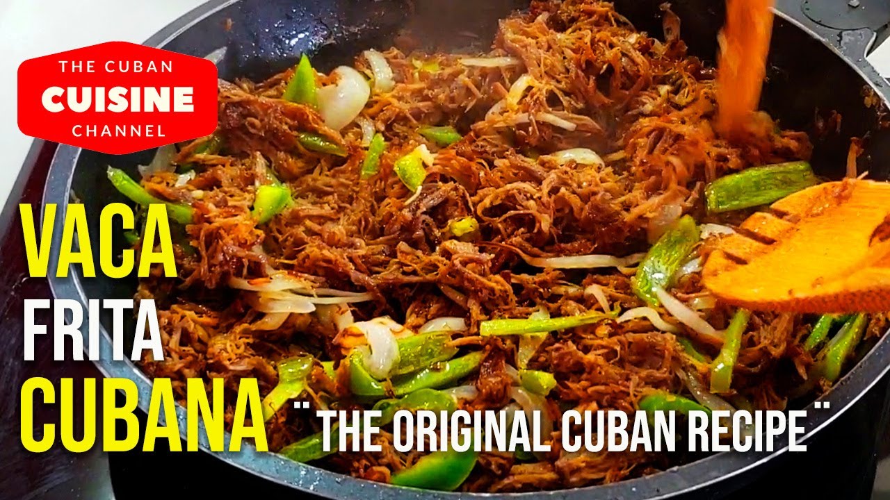 🔥VACA FRITA CUBANA Como hacerla facil y PASO a PASO. Cuban vaca frita RECIPE.