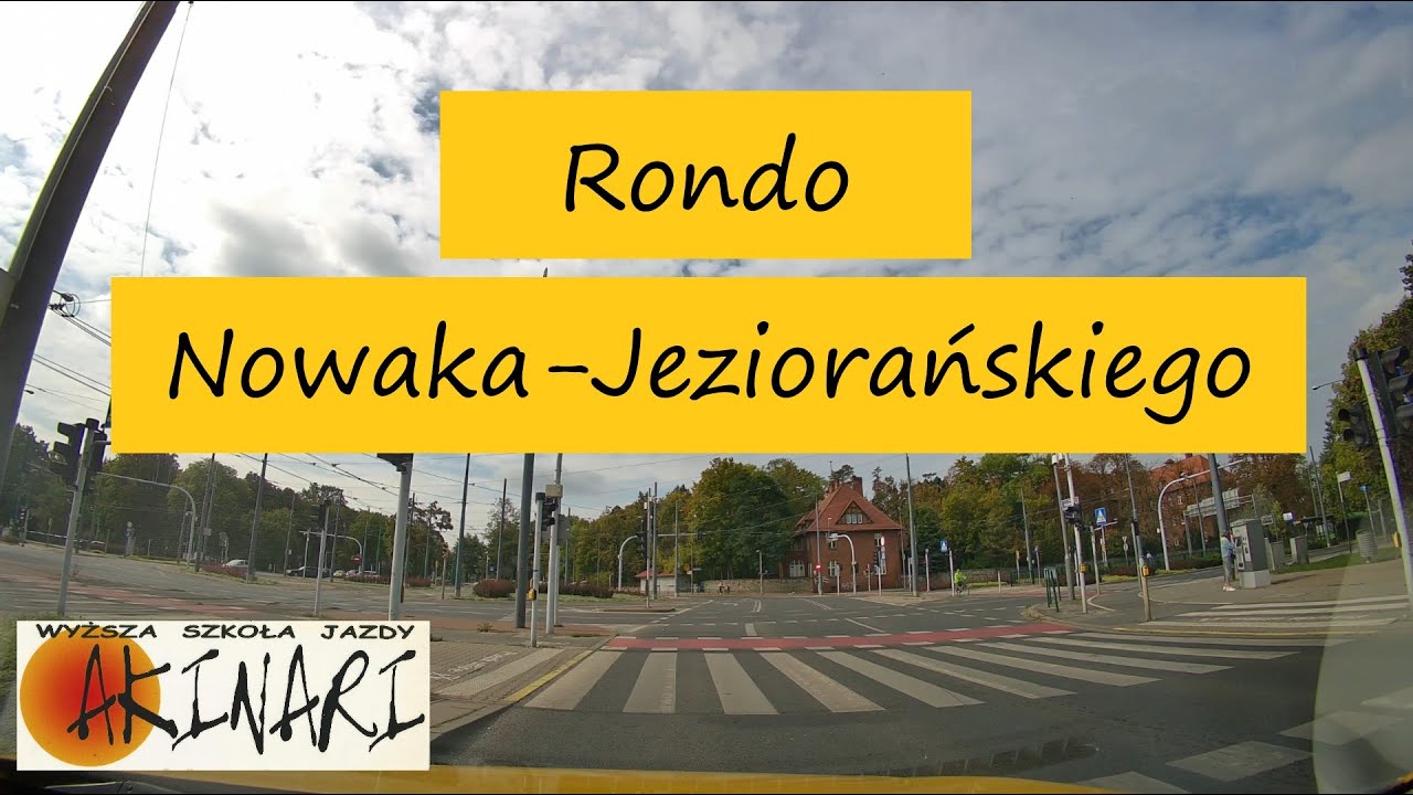 Rondo Nowaka - Jeziorańskiego. Lewoskręty i zawracanie.