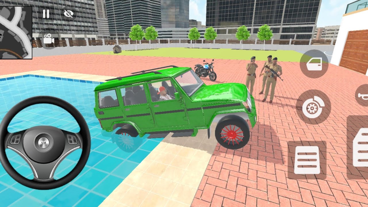 🎮 Franklin Order Bolero By 3️⃣ Scorpio & fortuner 4️⃣ Thar in Indian 🇮🇳 bike Theft Auto simulator 🎮
