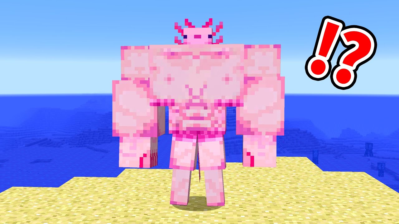 最強のウーパールーパーに進化したマインクラフト【マイクラ】