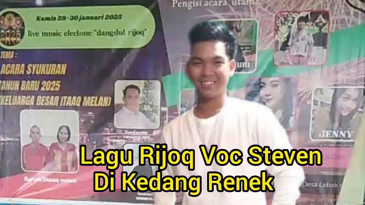 Lagu Rijoq Voc Steven di syukuran Keluarga besar di kedang Renek bersama S2BT