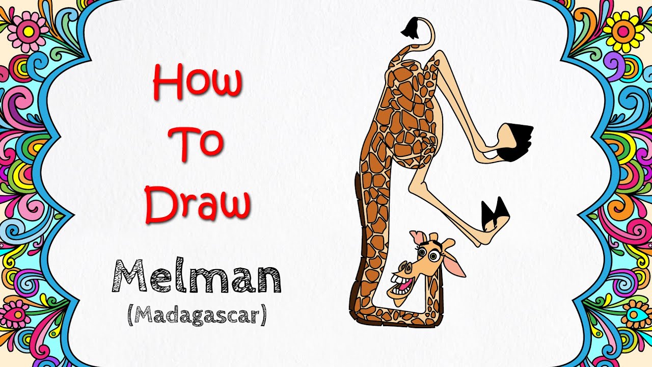 How to draw Melman (Madagascar) || How to draw Melman (Madagascar) Step by Step || Cool Colors