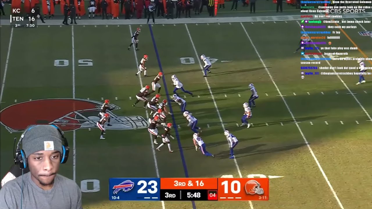 REACTING TO Buffalo Bills vs. Cleveland Browns Game Highlights