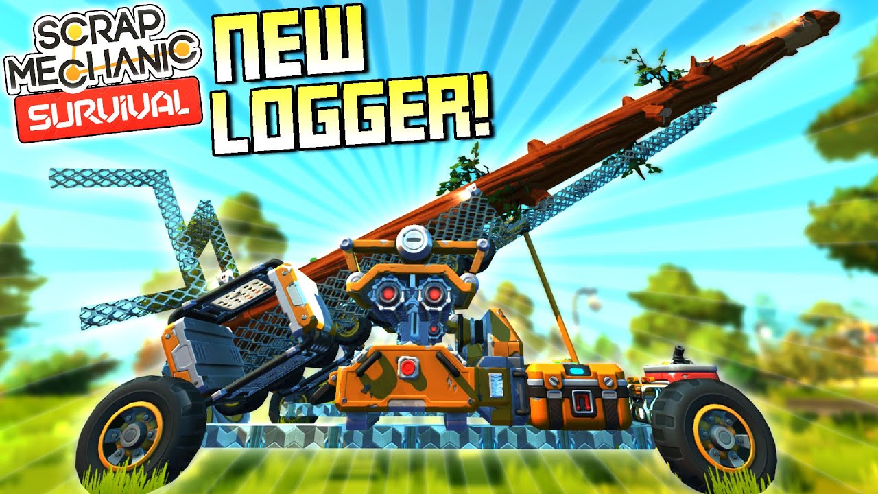 New Logging and Refining Machine in the Works!  - Scrap Mechanic Survival Mode [SMS 35]