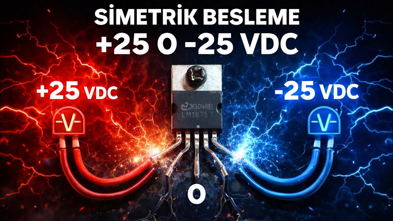 LM1875 Ses Entegresi ile Anfi Devresi Yapımı (25W RMS Güç)