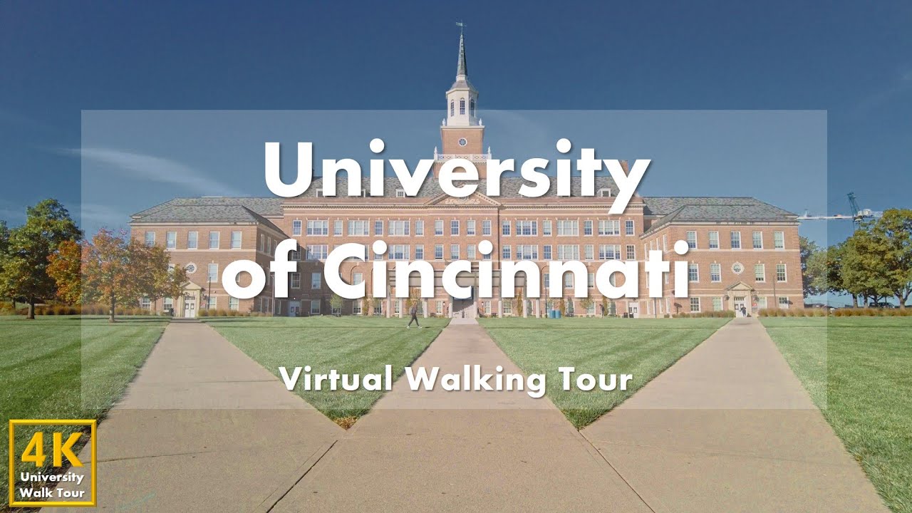 Университет Цинциннати (University of Cincinnati) - Виртуальная пешеходная экскурсия [4k 60fps]