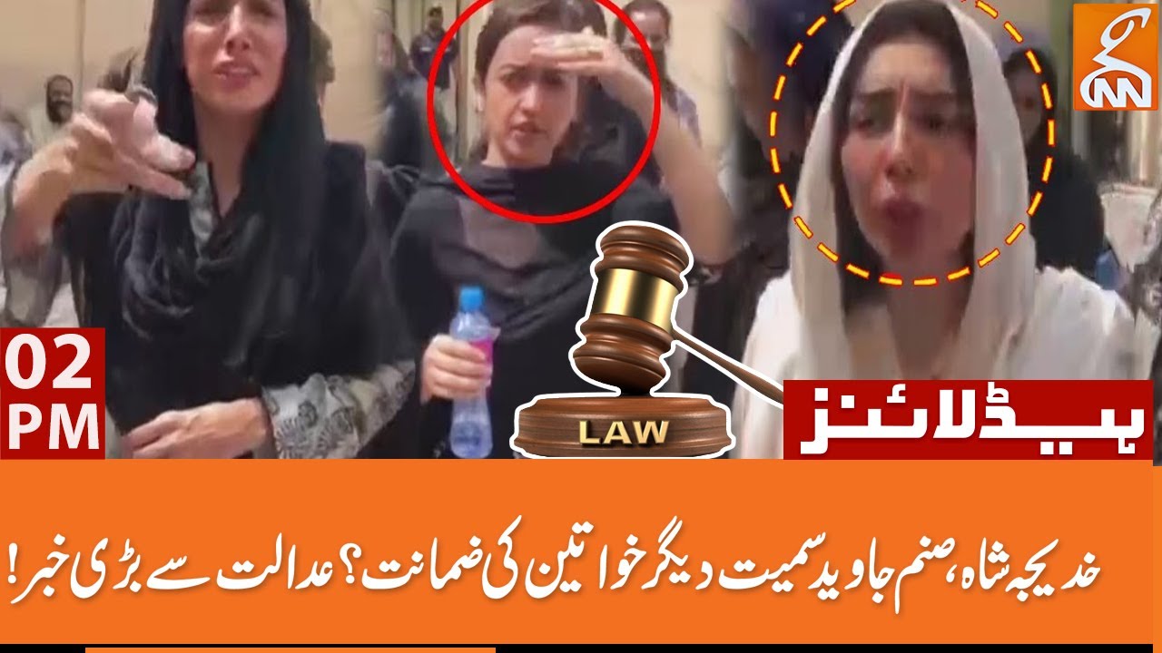 PTI Female Workers Released? | Big News From Court | News Headlines | 2 PM | 20 June 2023 | GNN