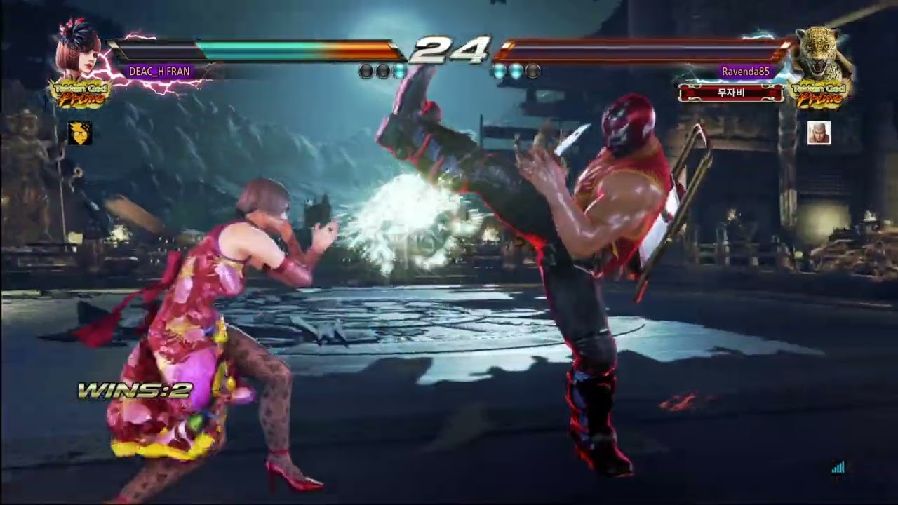 (old) Fran (anna) vs Knee (king) [TEKKEN 7]