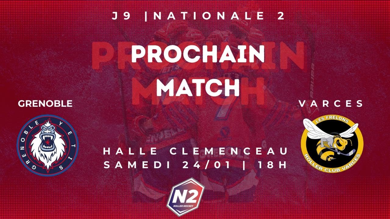 ROLLER HOCKEY 2025-202 - CHAMPIONNAT DE FRANCE N2 Journée 9