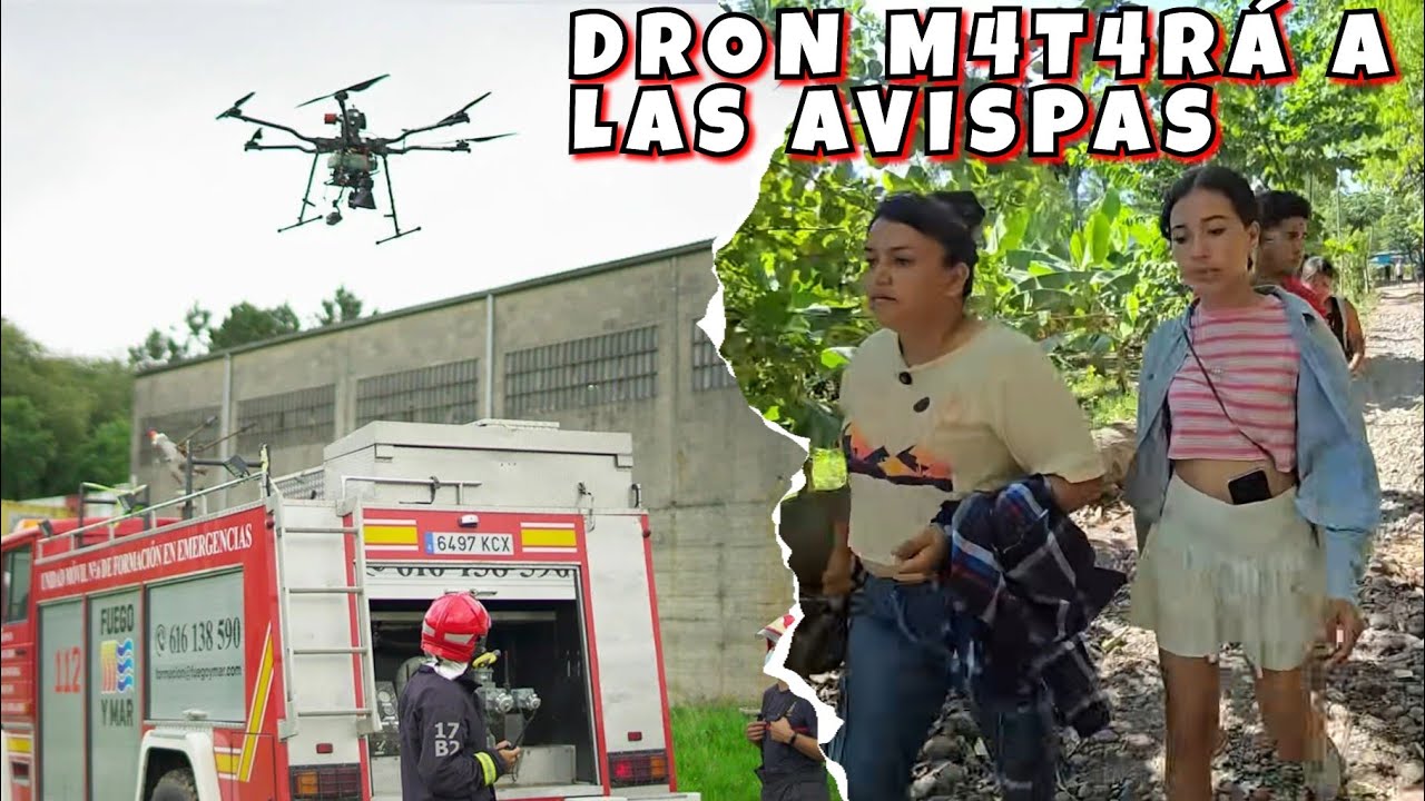 Llegaron Los Bomberos Con El DRON😭Nadie Puede detener las avispas, QUE CAOS SE VOLVIÓ 