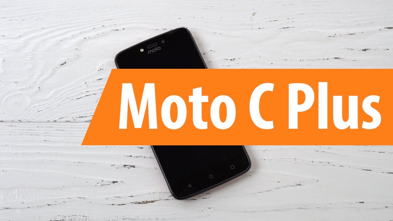 Распаковка Moto C Plus / Unboxing Moto C Plus