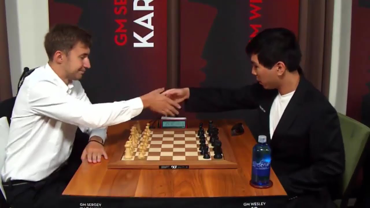 ITALIAN OPENING!! Sergey Karjakin vs Wesley So || 2018 Saint Louis Rapid Blitz - Round 4