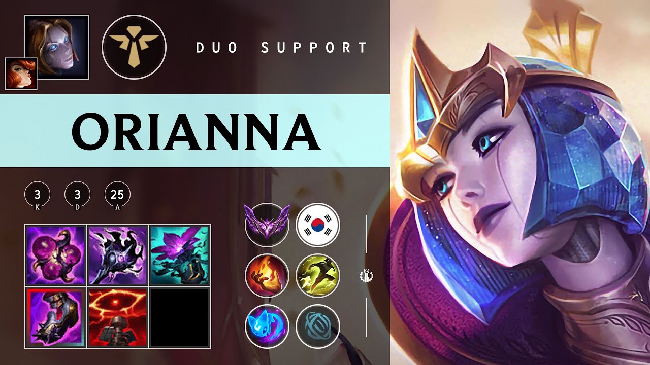 Orianna Support vs Bard - KR Master Patch 25.24