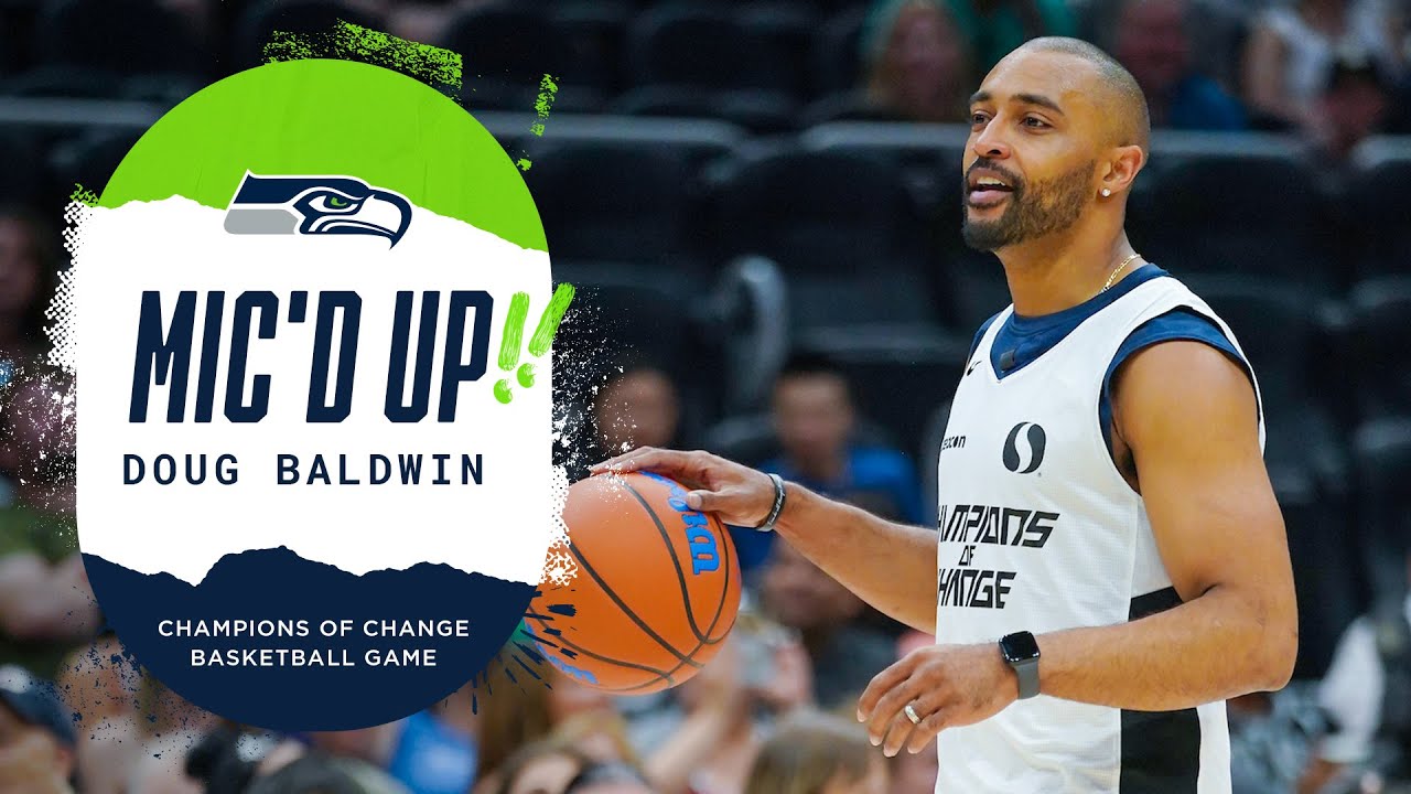 Doug Baldwin Mic'd Up At Champions Of Change Charity Basketball Game
