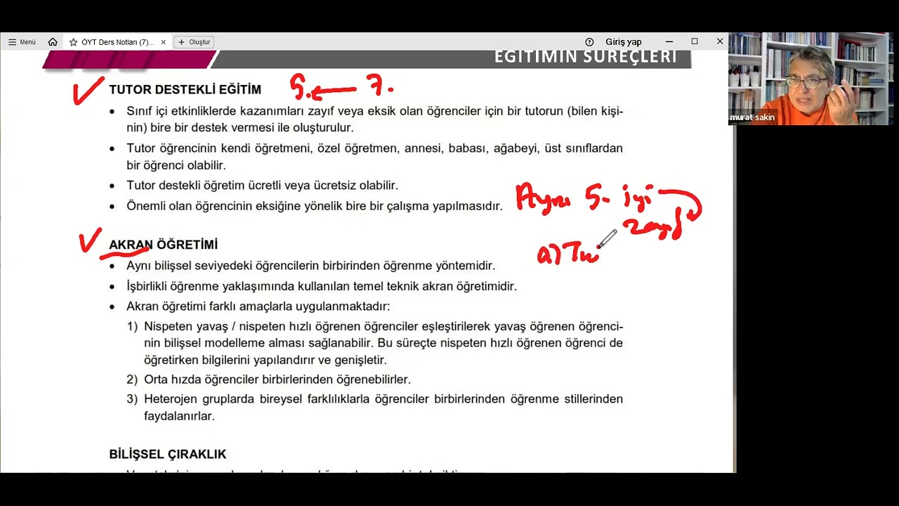 EĞİTİMİN SÜREÇLERİ -14