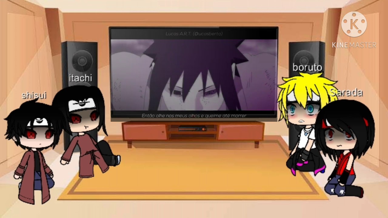 Boruto e sarada reagem ao rap do sasuke (7MINUTOZ)[BORUSARA a serie # ]