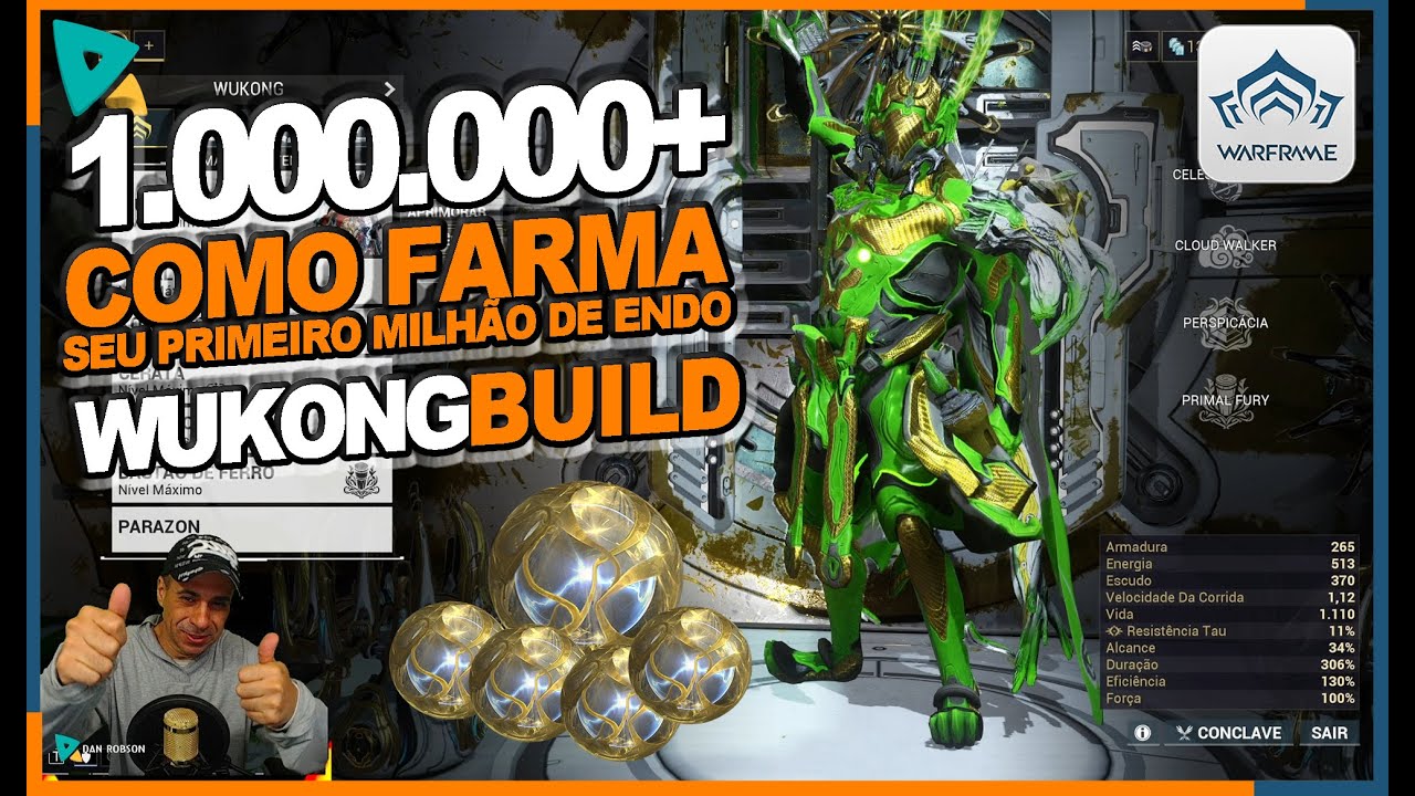 WARFRAME - FARME DE END0 - CONSIGA SEU PRIMEIRA 1.000.000 DE ENDO + DICAS & BUILDS !!!