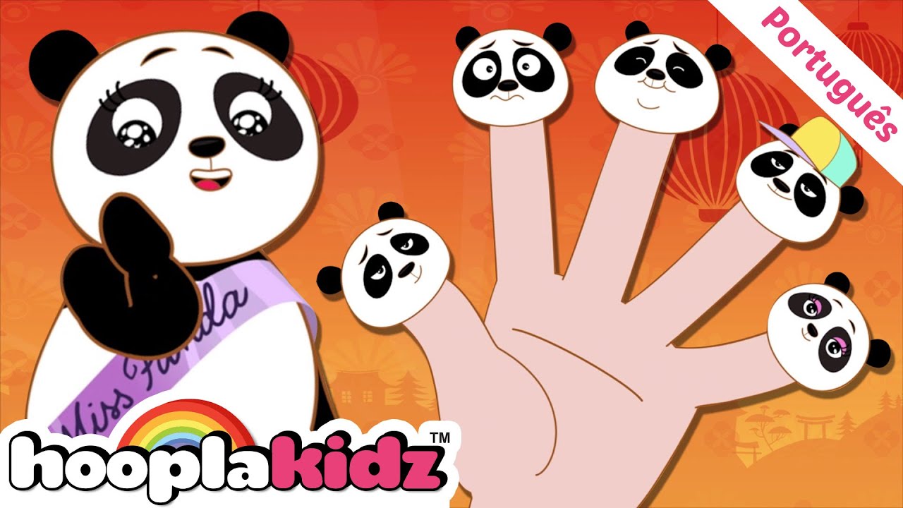 HooplaKidz Brasil | Família Dedo De Panda | Músicas da Família Finger | Músicas Infantis