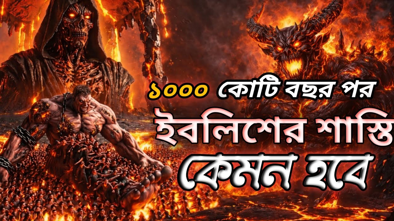 ১০০০ কোটি বছর পার ইবলিসের শাস্তি কেমন হবে ? শয়তান কেন মৃত্যু চাইবে || Najaterkhota